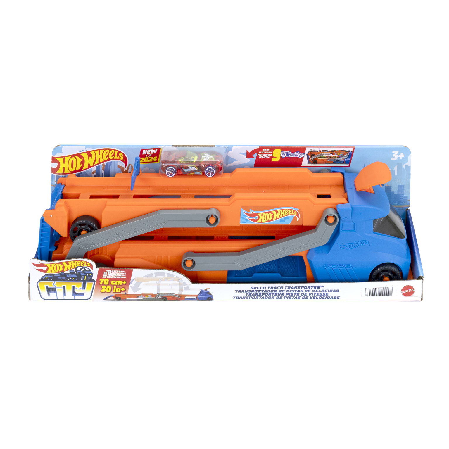 Žaislinis transporteris Hot Wheels Greitis mieste-0