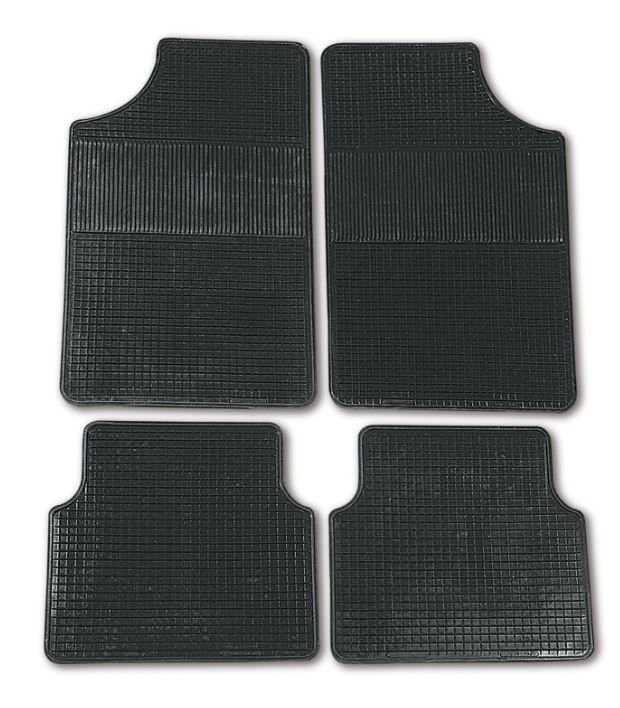 Automobiliniai kilimėliai BOTTARI Bingo, 45x70 cm, 42x39 cm, guminiai, 4 vnt.