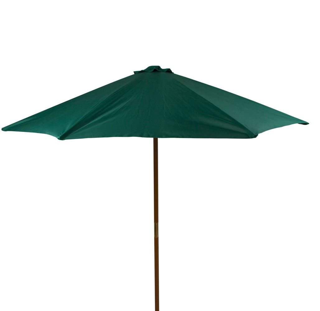 Sodo skėtis PATIO Poly,  3 m, žalia - 1