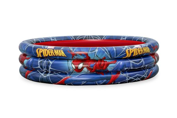 Vaikiškas baseinas Spider-Man 3-Ring Pool Φ48" x H12"/Φ1.22m x H30cm-0