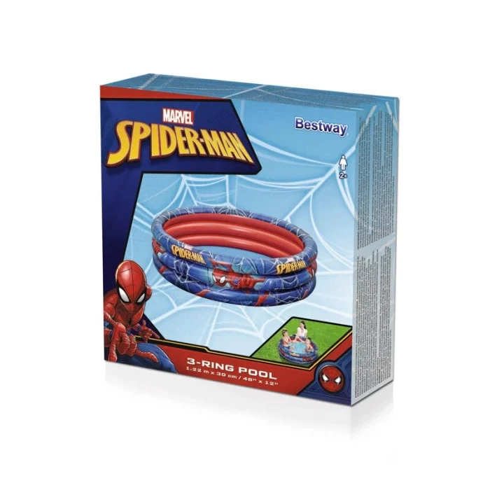 Vaikiškas baseinas Spider-Man 3-Ring Pool Φ48" x H12"/Φ1.22m x H30cm - 3