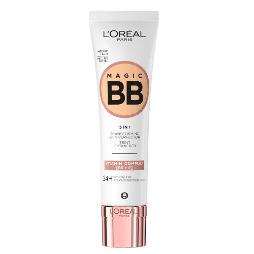 Kremas L'Oreal Paris Wake Up & Glow BB C´Est Magic Medium Light, 30 ml