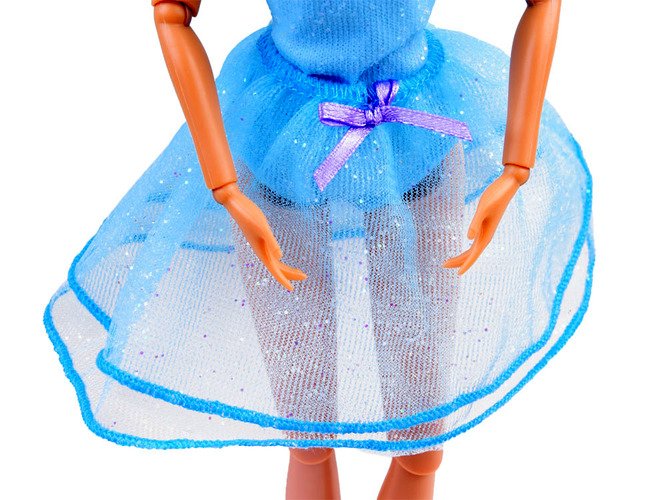 Lėlė Anlily su mėlyna suknele - 5