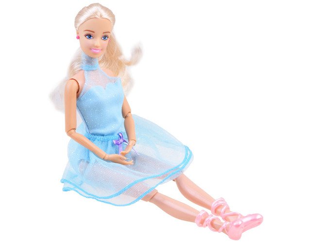 Lėlė Anlily su mėlyna suknele - 2