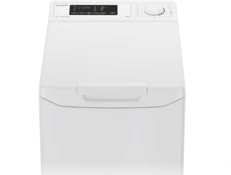 Pakraunama iš viršaus skalbyklė CANDY TCAS075D3-S, 7 kg-0