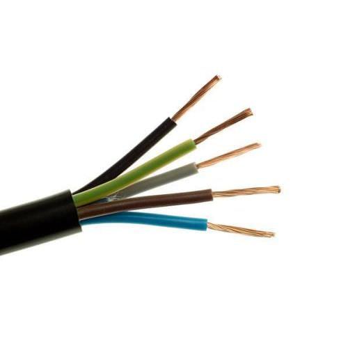 Instaliacinis kabelis H05RR-F (RWPK), 5 x 1,5 mm², gumuotas, 100 m-0