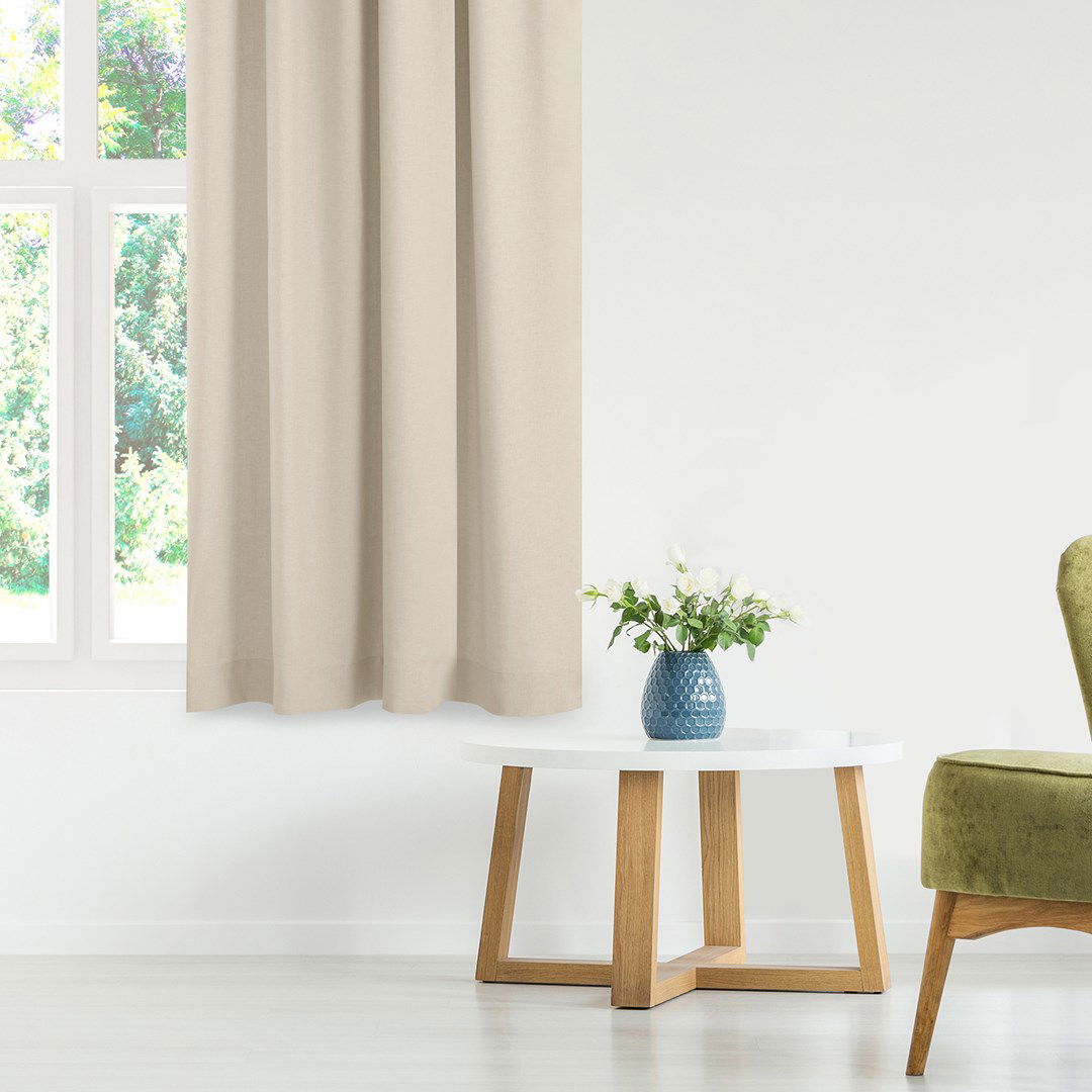 Naktinė užuolaida CARMENA  CREAM EYELETS, 150x270 cm - 4