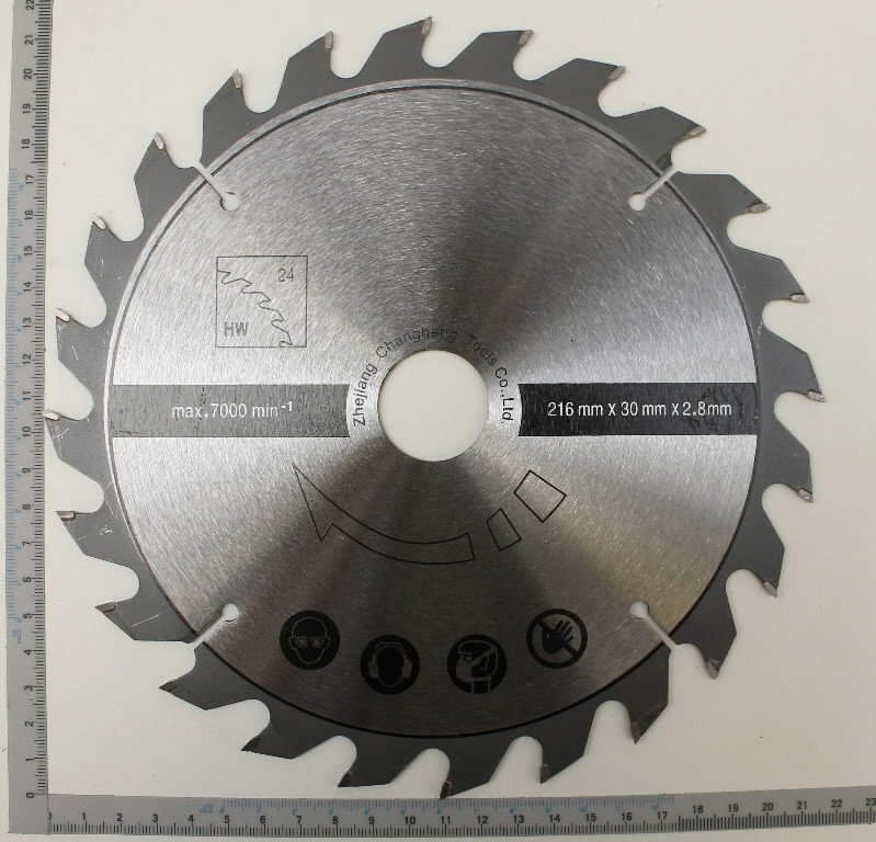 Pjovimo diskas Scheppach HW Ø216x2,8x30mm, z24