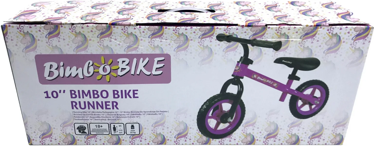 Vaikiškas dviratis UNICORN, 83 x 35 x 63 cm, juodos/rožinės sp. - 4