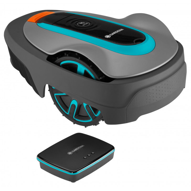 Vejos pjovimo robotas Gardena SMART SILENO CITY 400, iki 400m², 18V/ 2.0Ah Li-Ion baterija-0