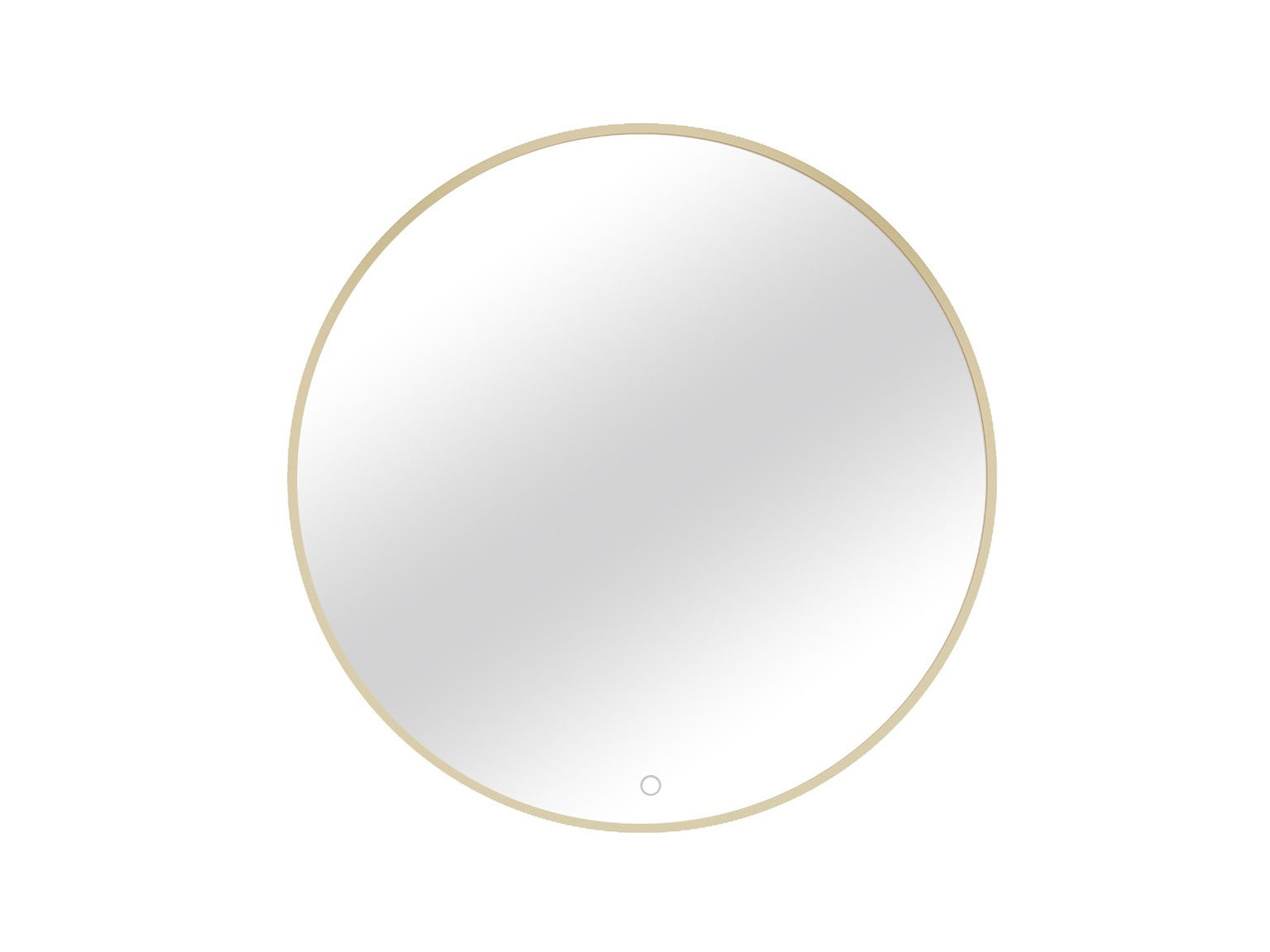 Vonios veidrodis su LED apšvietimu Gerbinie A, 80x80x2 cm - 1