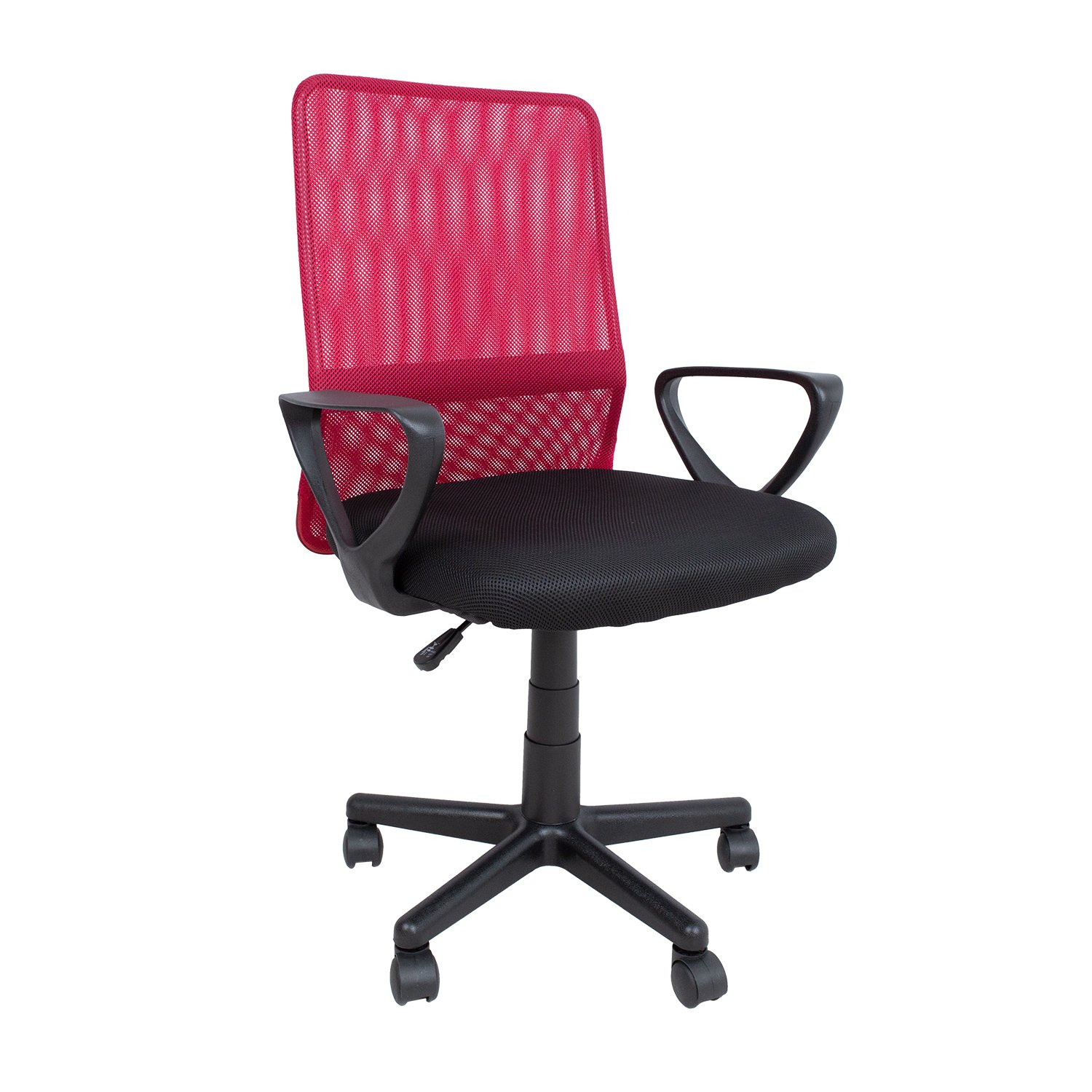 Biuro kėdė BELINDA, 59x56xH86,5-98,5 cm, raudona