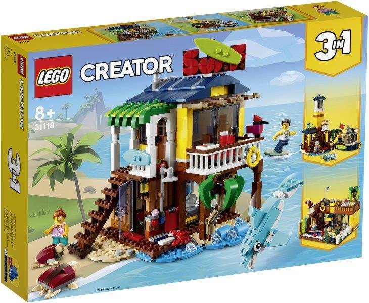 Konstruktorius LEGO® Creator Banglentininkų paplūdimio namelis 31118