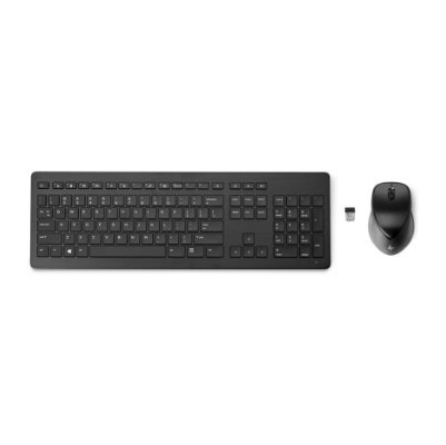 Klaviatūros ir pelės komplektas HP 950MK, juoda, belaidė