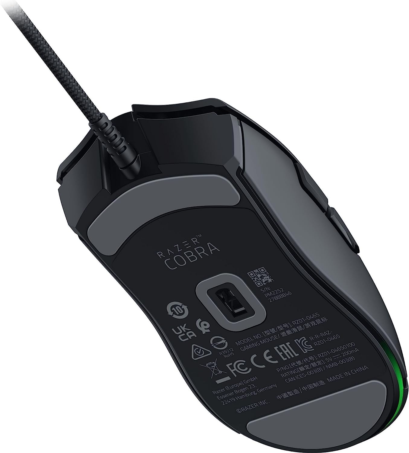 Žaidimų pelė Razer Cobra, juoda - 3