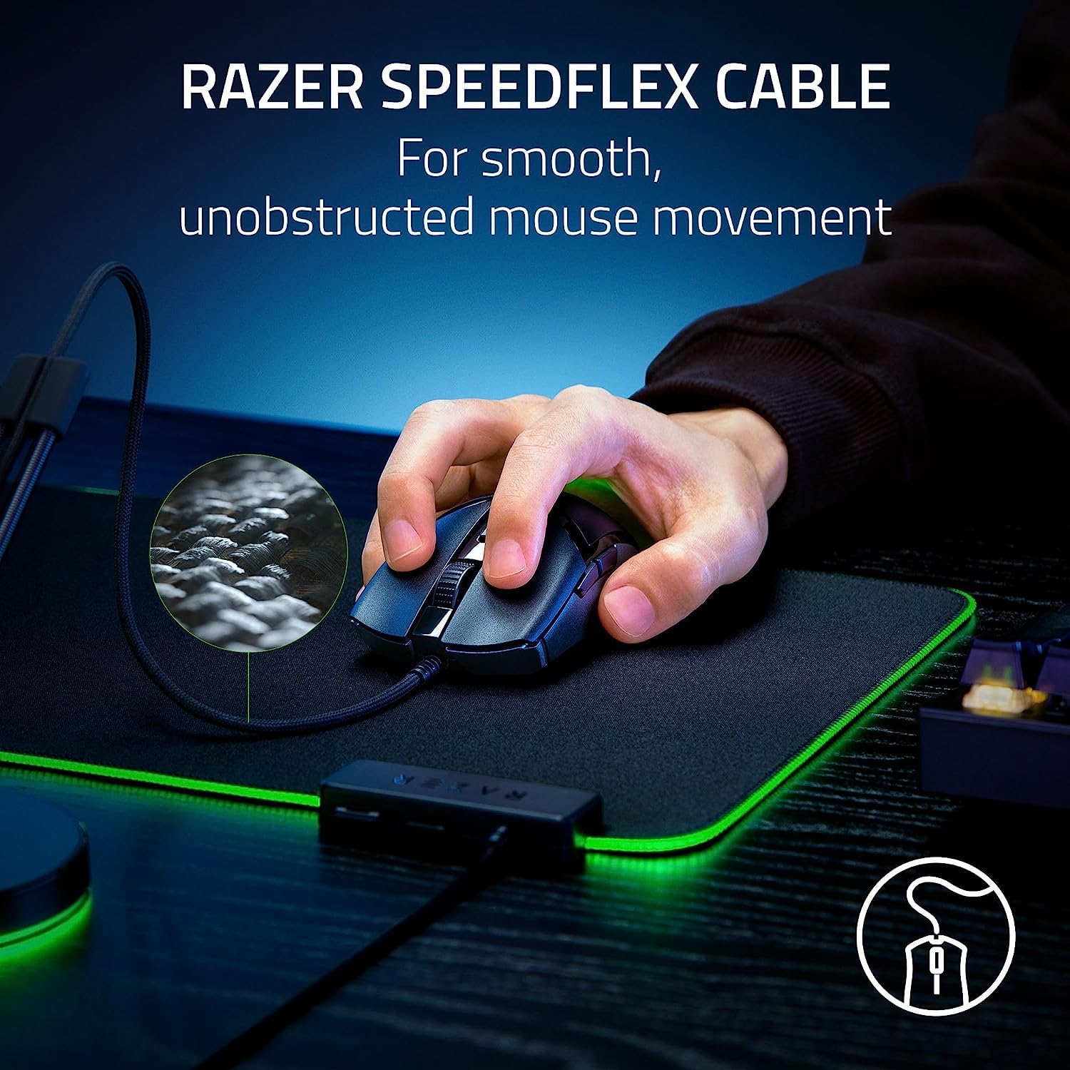 Žaidimų pelė Razer Cobra, juoda - 6
