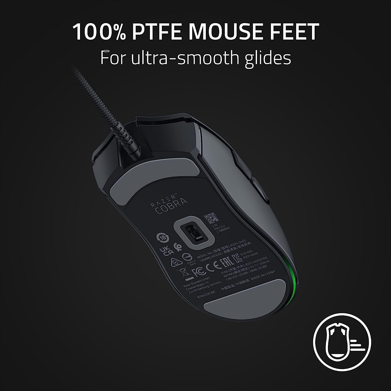 Žaidimų pelė Razer Cobra, juoda - 5