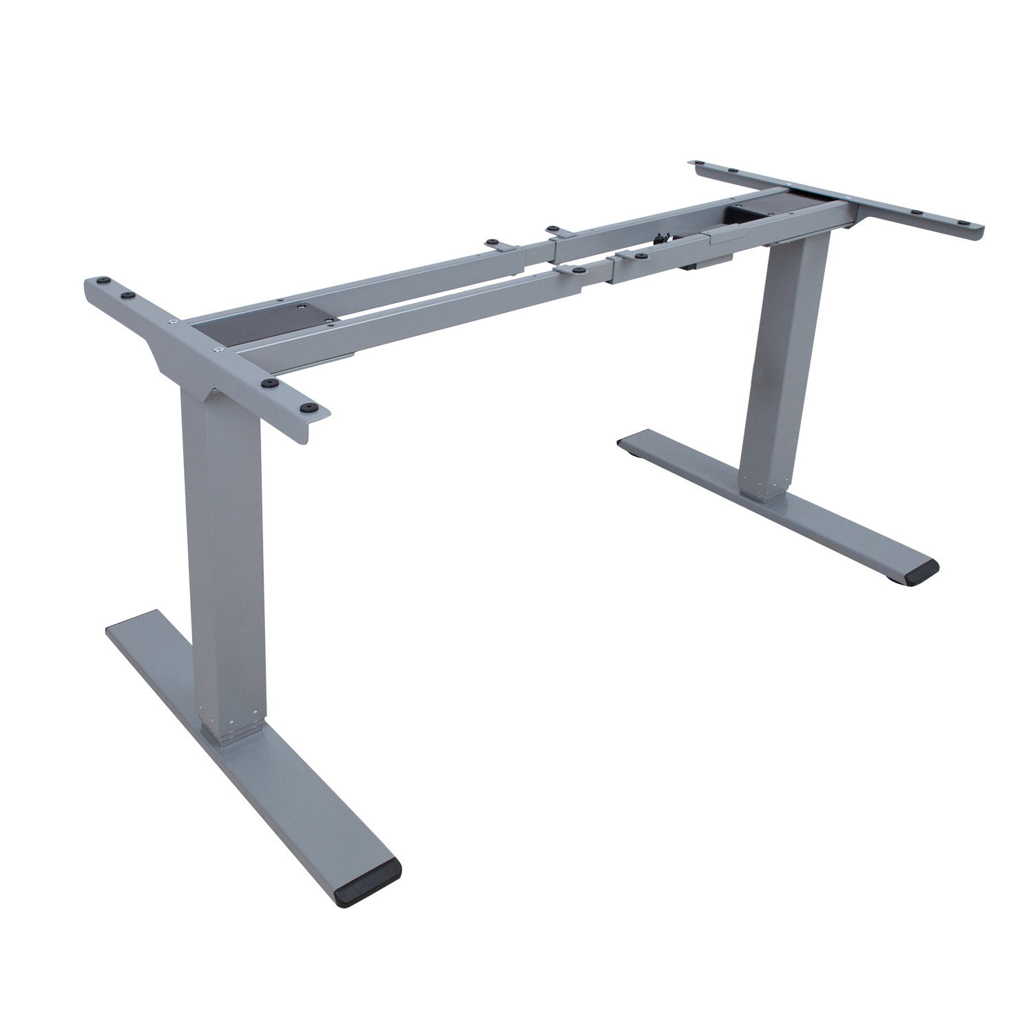 Rašomasis stalas su pakėlimo mechanizmu ERGO OPTIMAL, 160x80 cm, balta/pilka - 4