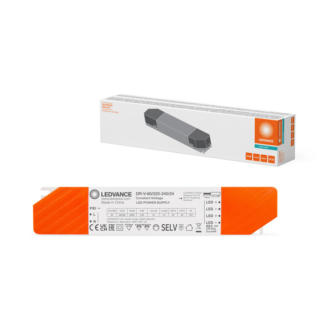 LED transformatorius LEDVANCE DR, IP20, 60 W, įėjimas AC220-240V, išėjimas DC24V - 3