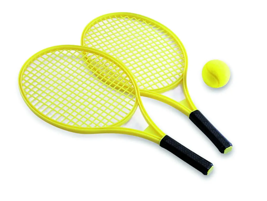 Tinklinės teniso raketės JUMBO, geltonos sp. 54 cm-0
