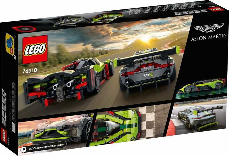 Konstruktorius LEGO® 76910 SPEED CHAMPIONS Aston Martin Valkyrie AMR Pro ir Aston Martin Vantage GT3 - 2