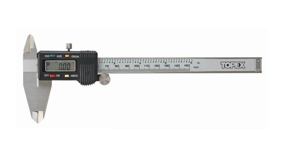 Skaitmeninis slankmatis TOPEX, 150 mm