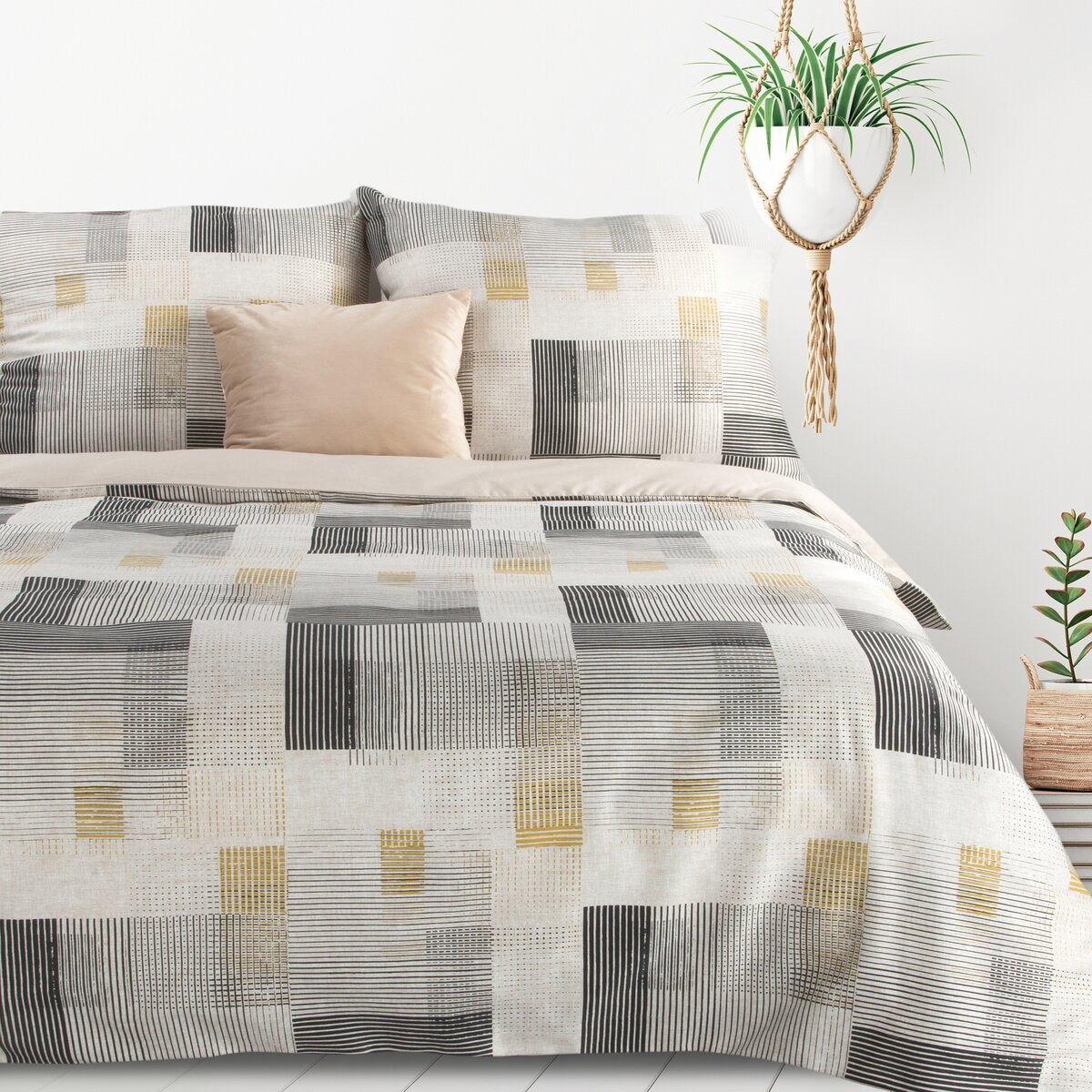 Patalynės komplektas PTM-08, 220x200 cm, 2x70x80 cm, 52%  mevilnė, 48 % poliesteris - 2
