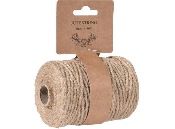 Dovanų pakavimo juostelė JUTE, rudos spalvos, 3 rūšys, 1 vnt-1