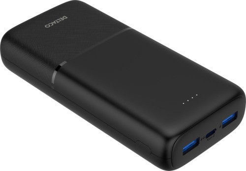 Išorinė baterija DELTACO, 20 000 mAh, 2 x USB-A 18 W, 1 x USB-C PD, 20 W / PB-C1008-0