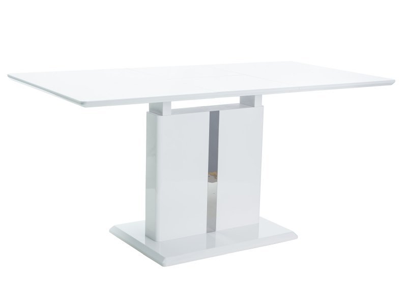 Valgomojo stalas DALLAS, 110 x 75 cm, balta