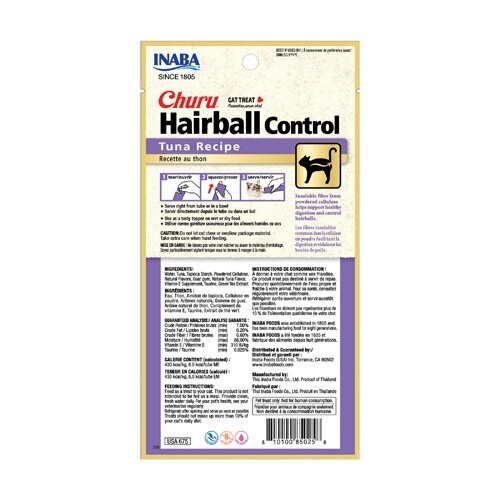Skanėstas katėms CHURU Hairball, su tunu, 4 vnt-1