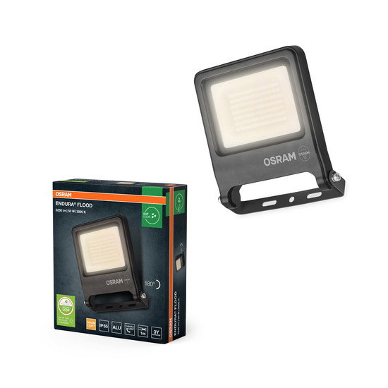 LED prožektorius OSRAM ENDURA, IP65, 3000K, 50W, 5250lm, antracito sp.-1