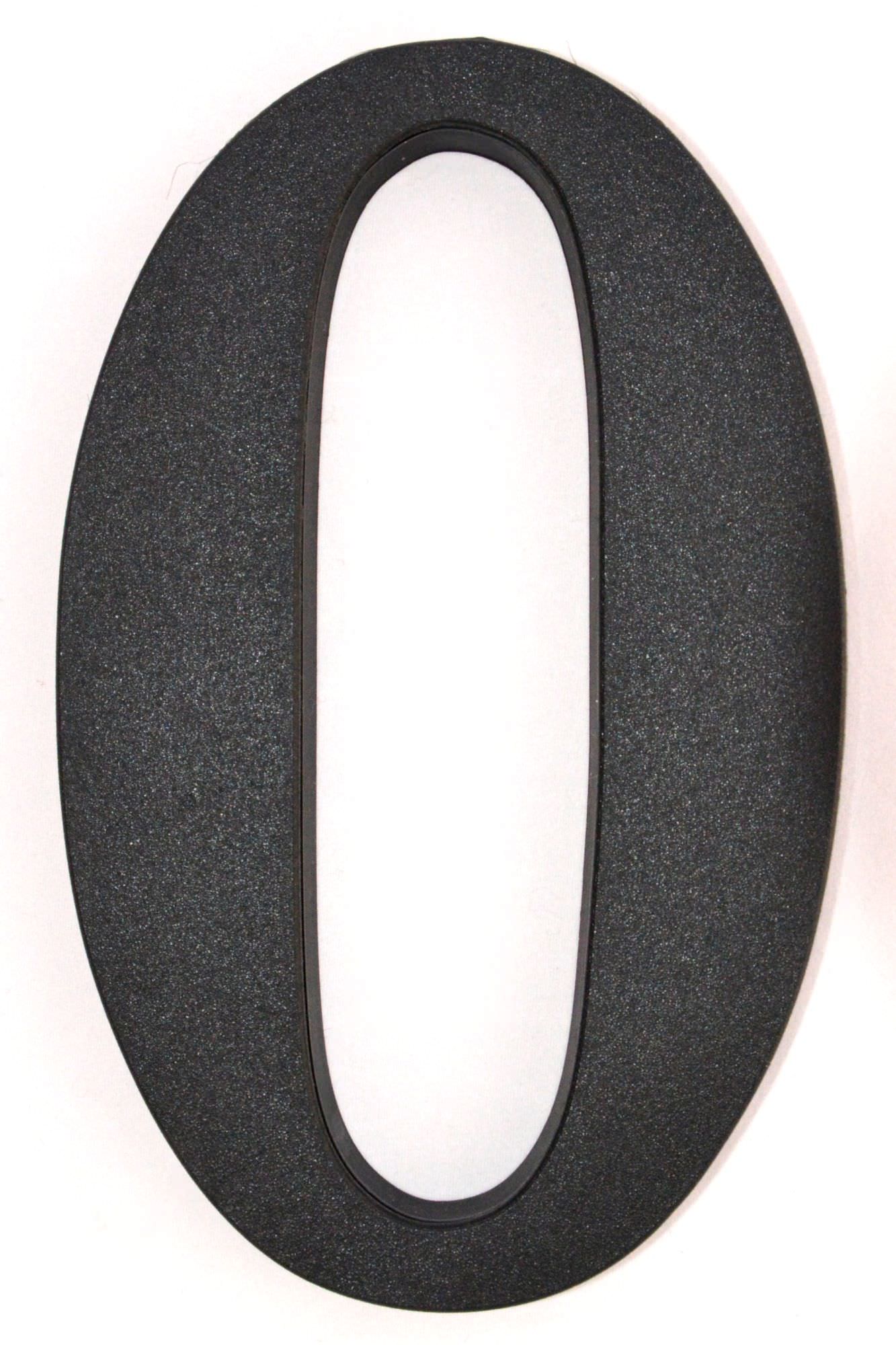 Buto numeris 0, 190 mm, plastikinis, juodos sp.-0