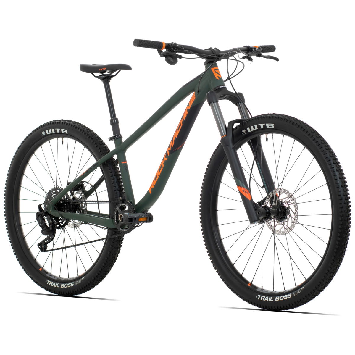 Kalnų dviratis Rock Machine 29 Blizz TRL 40-29 tamsiai žalias/oranžinis (L) - 2