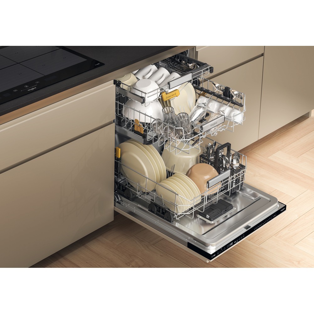 Įmontuojama indaplovė Whirlpool W8IHP42L, šviesiai ruda - 5