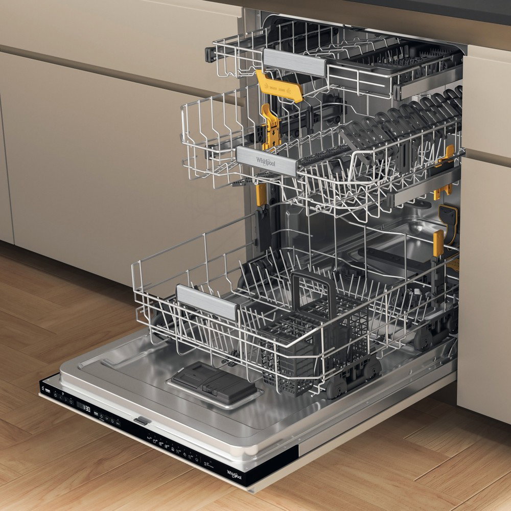 Įmontuojama indaplovė Whirlpool W8IHP42L, šviesiai ruda-1