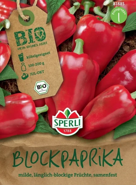Paprikų sėklos JUBILANDSKA, 7 g-0