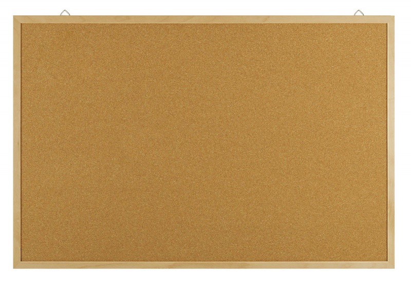 Kamštinė lenta su mediniu rėmu, 900x600 mm-0