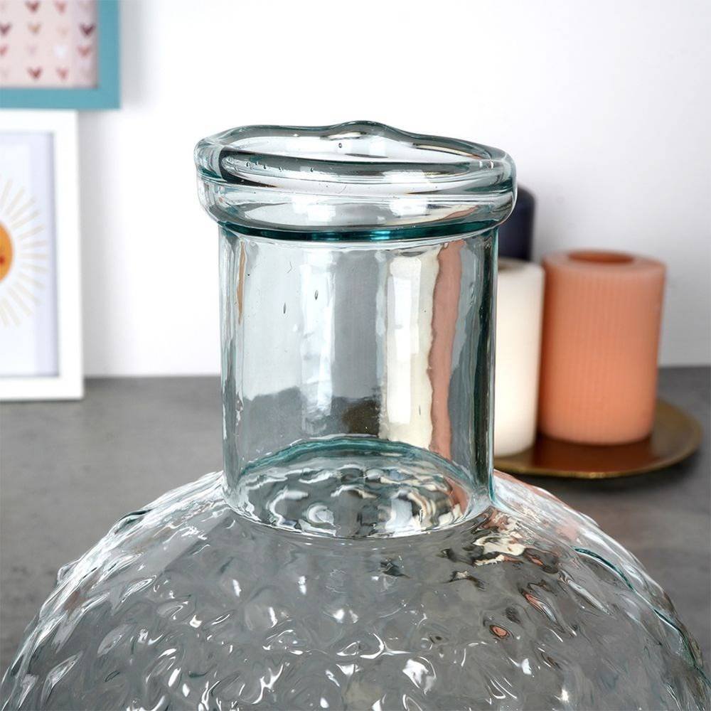 Stiklinė vaza BOTTLE iš perdirbto stiklo, 12 x 23 cm - 3