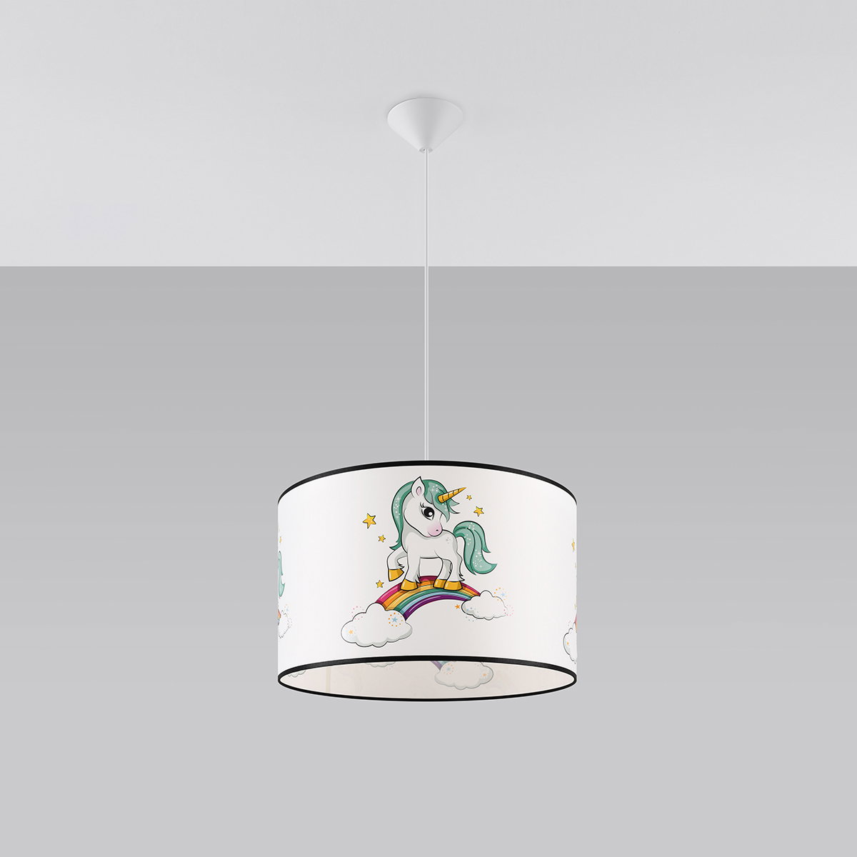 Pakabinamas šviestuvas SOLLUX UNICORN 40, 1xE27, max 15 W LED, daugiaspalvis-1