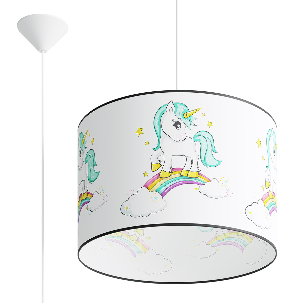 Pakabinamas šviestuvas SOLLUX UNICORN 40, 1xE27, max 15 W LED, daugiaspalvis-0