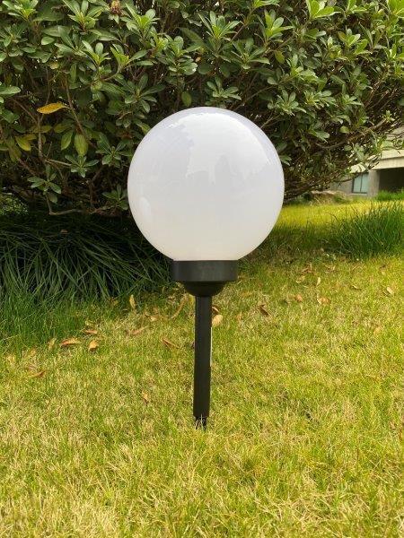 Įsmeigiamas LED lauko šviestuvas BURBULAS RGB, įkraunamas saulės energija, 4 LED, IP44, Ø15xh43,5 cm - 3