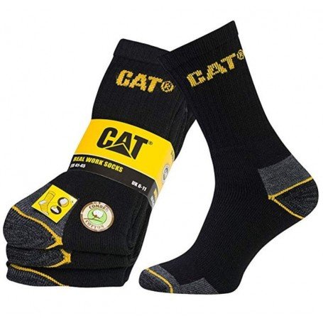 Vyriškos darbinės kojinės CAT, DYP393, juodos sp. 41/45 dydžio, 3 poros
