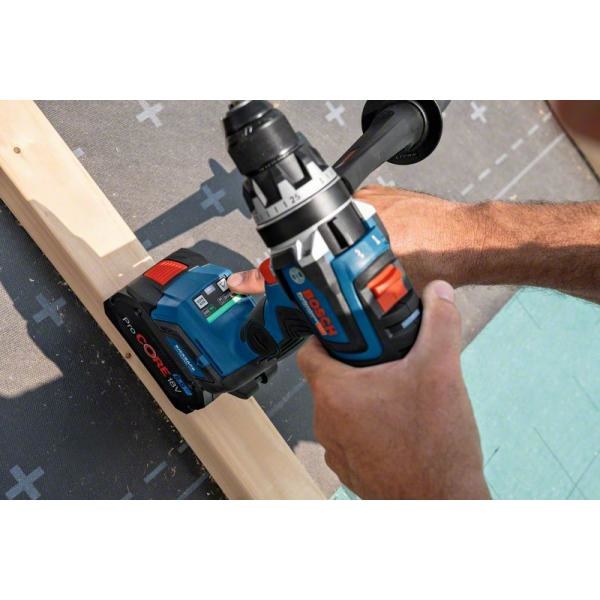 Akumuliatorinis suktuvas-gręžtuvas BOSCH PRO BITURBO GSR 18V-150 C, 18V (2x ProCORE18V 8.0Ah, Bluetooth modulis, L-BOXX) - 3