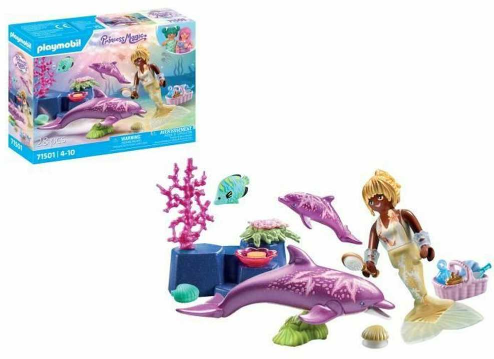 Konstruktorius PLAYMOBIL MERMAIDS Undinėlė su delfinais - 3