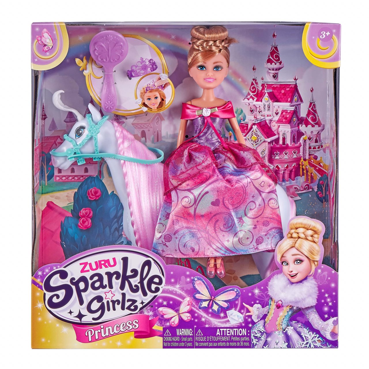 SPARKLE GIRLZ lėlės žaidimų rinkinys su arkliu Princess, 10057 - 1