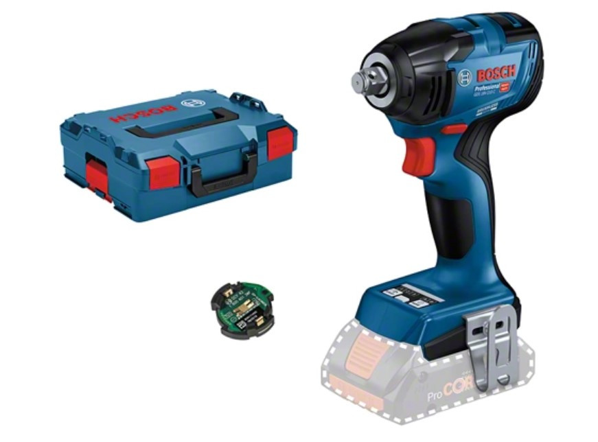 Akumuliatorinis smūginis veržliasūkis BOSCH PRO GDS 18V-210 C solo, 18V (be akum., L-BOXX) - 1