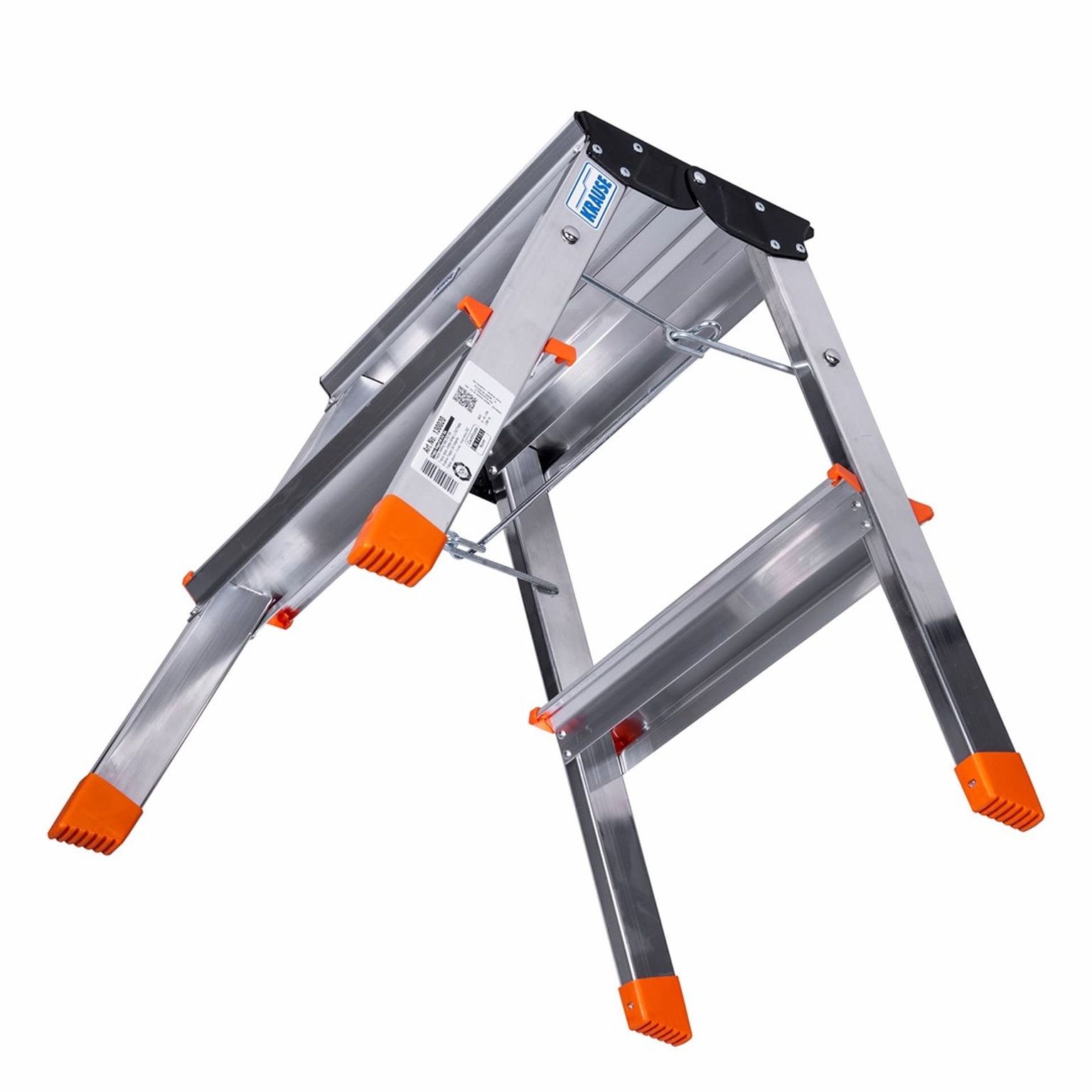 Kopėčios KRAUSE Treppy, 2 x 2, aliumininės, dvipusės, sudedamos, darbinis aukštis - 245 cm-0