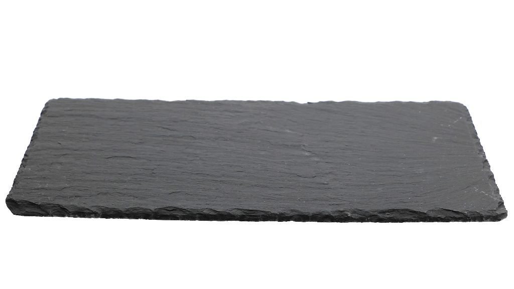 Akmens masės padėklas, juodos sp., 17 x 34 cm