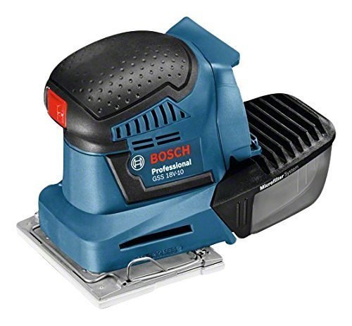 Akumuliatorinis plokštuminis šlifuoklis BOSCH PRO GSS 18V-10 (su L-BOXX, 2x Li-ion 5.0Ah) - 2